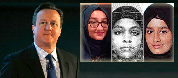 'IŞİD'ci kızlar' için Cameron da Türkiye'yi suçladı