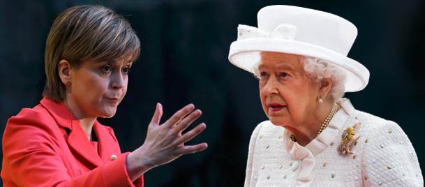 İskoç lider Sturgeon, Kraliçe'ye rest çekti